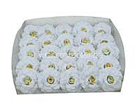 8017 - Rose Flower - Burgundy & Cream