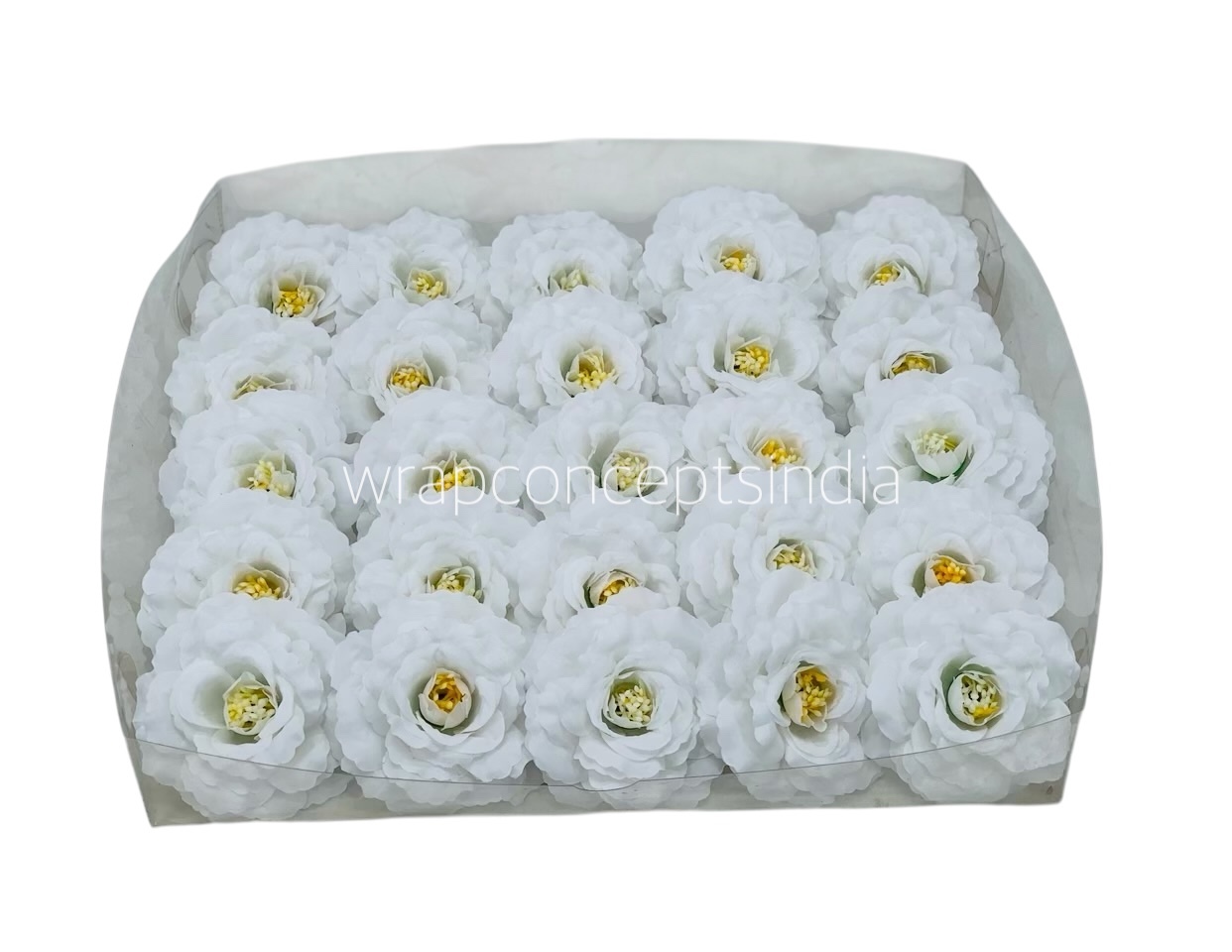 8017 - Rose Flower - Burgundy & Cream