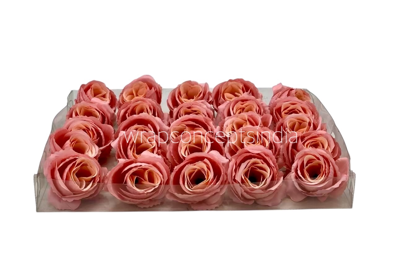 Peach with Cream Rose Buds