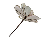 Metallic Texture & Velvet Flower