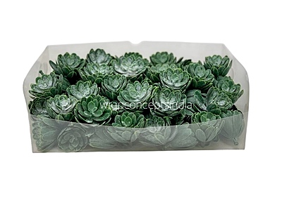 Faux Succulent - Dark Green