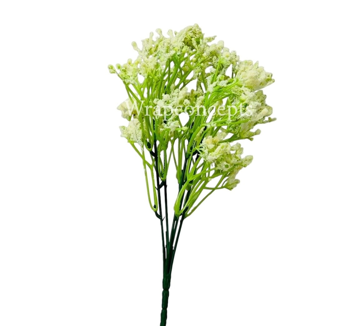 Ivory Frosted Fern Bunch