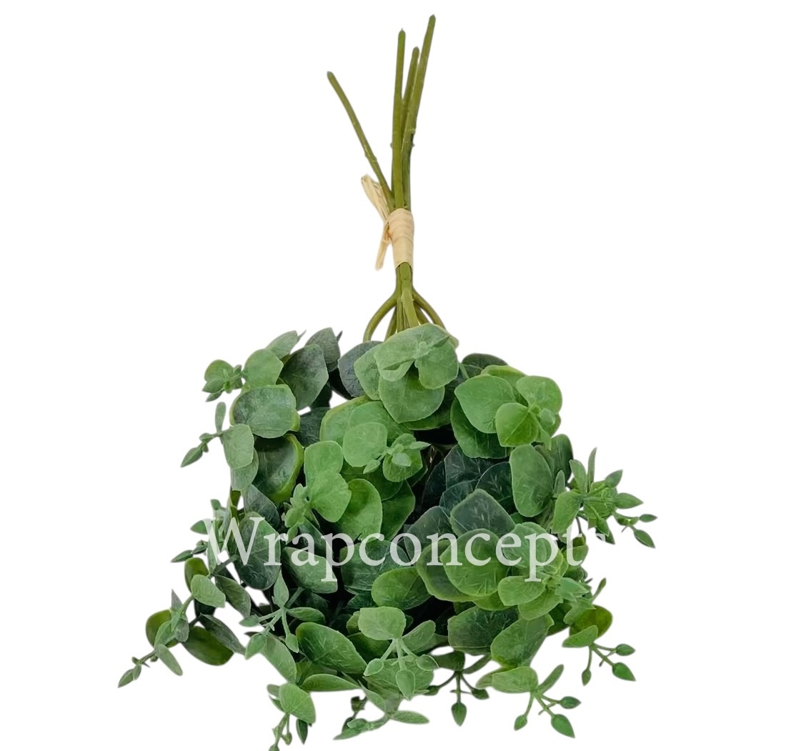 Dense Eucalyptus Leaves Bunch