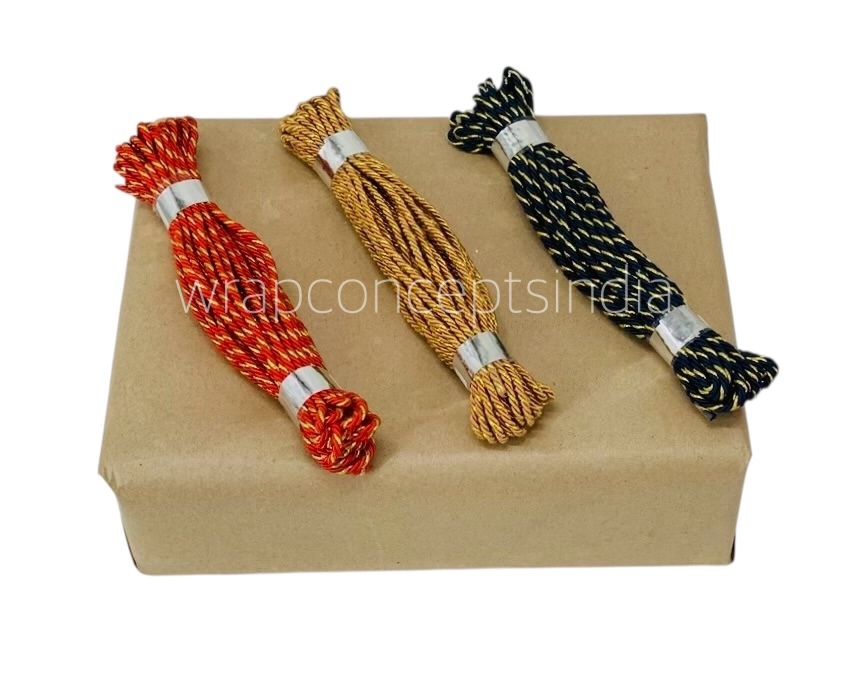 3MM Dual Tone Twisted Chord- 10 Yards