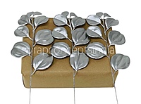 Gold/Silver Rubber Leaves Stick