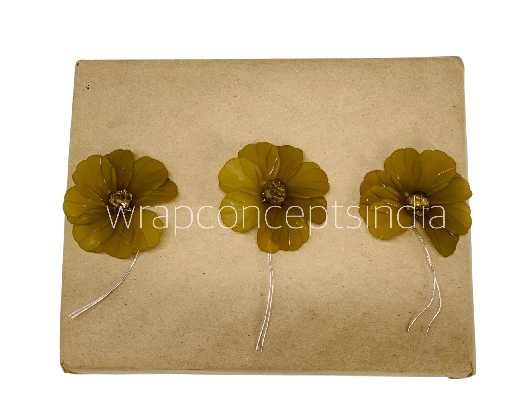 Acrylic Flowers with Stone