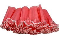 Organza Frill Lace with Pearl Edges-Baby Pink-20 Meters-27 cms