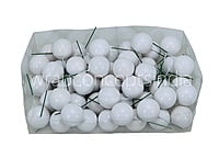 White Faux Balls - 30 MM