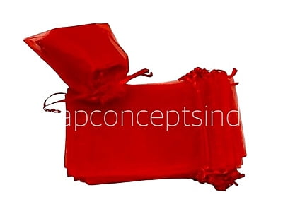 Sheer Pouch Bags - 10x14 cms