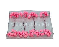 Pink Glitter Holly Sticks