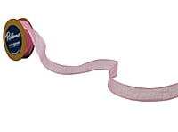 Baby Pink Lace Ribbon with scalloped edges