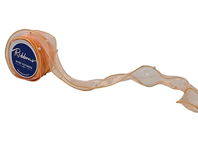 Sheer Ribbon with Pearls