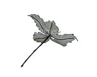 Medium Flower with Glitter Edges