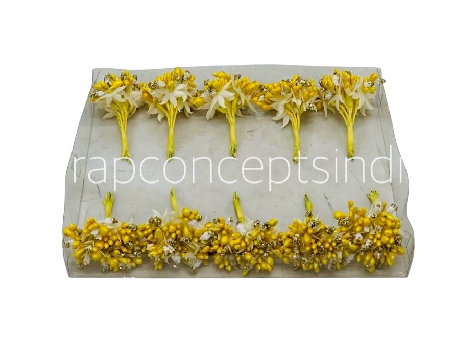 Yellow & Glitter Gold Pollens