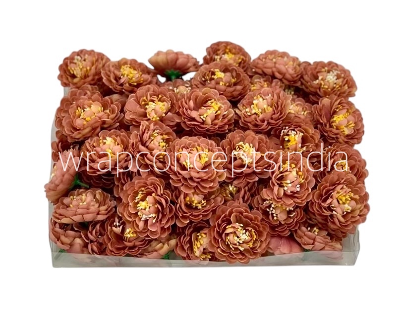 Cherry Wood Small Dahlia