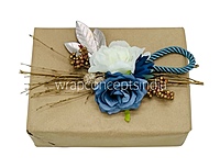 Steel & White Rose Ready Bunch