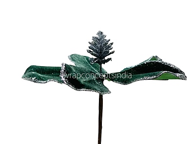 Velvet Flower with Gitter Pine Center