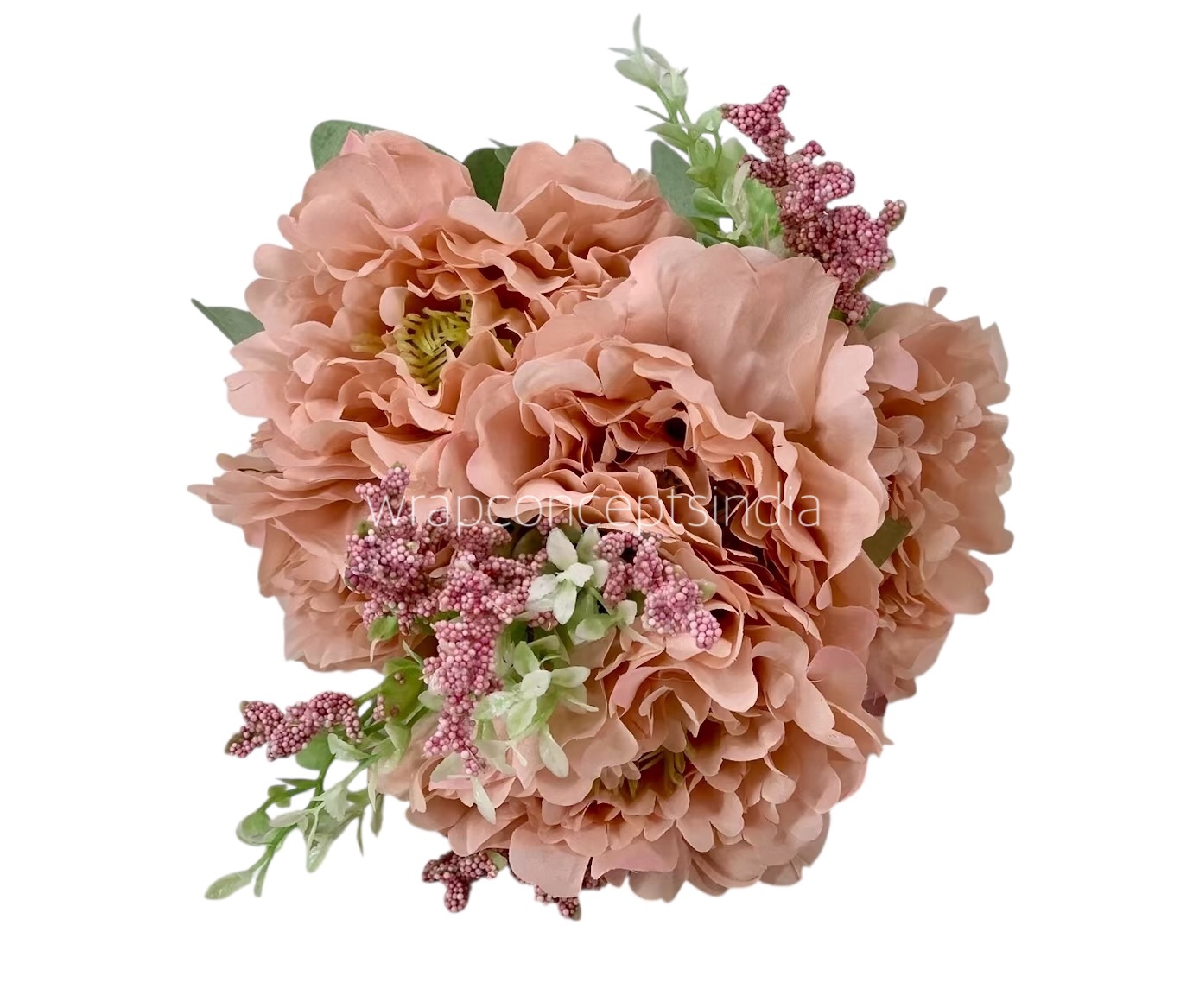 Tall Open Peony Bunch - Multicolour