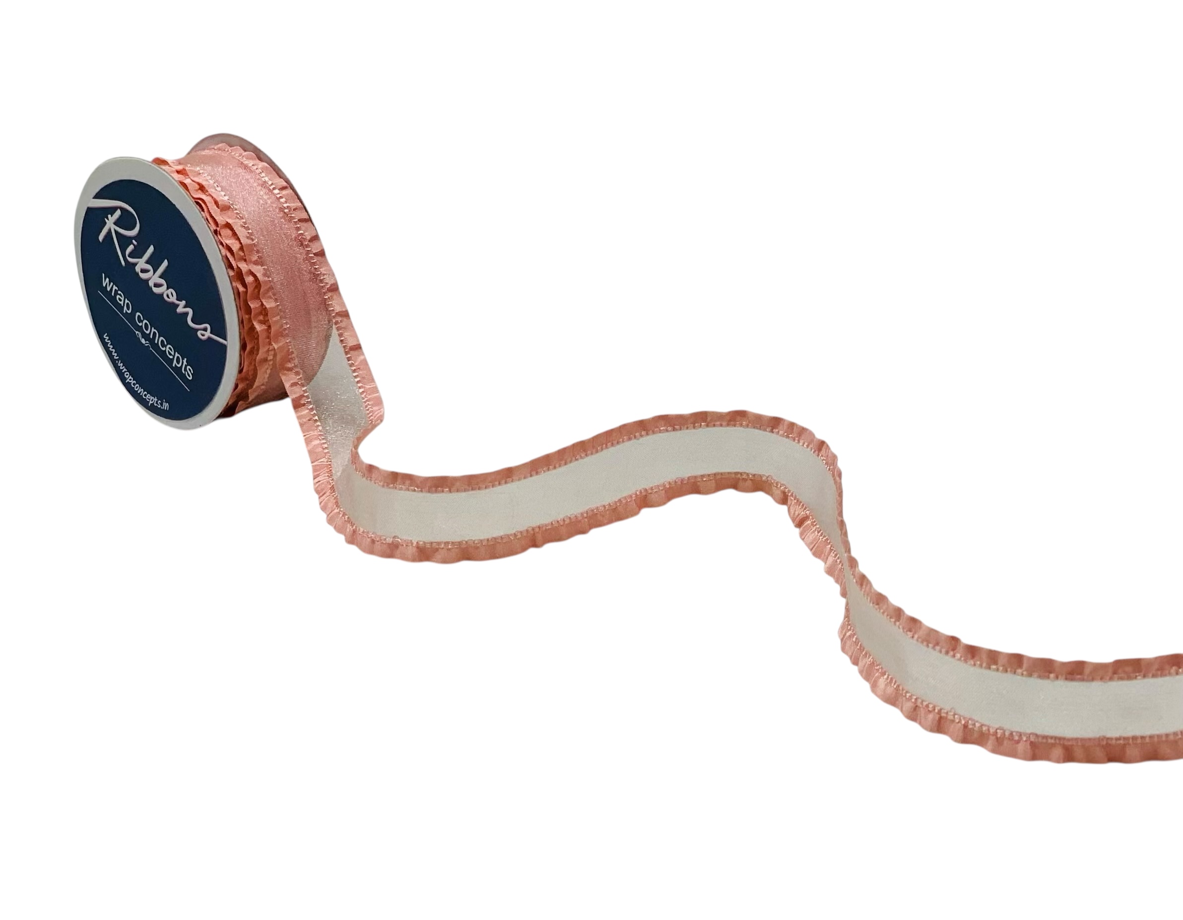 Sheer Ribbon With Frill Edges