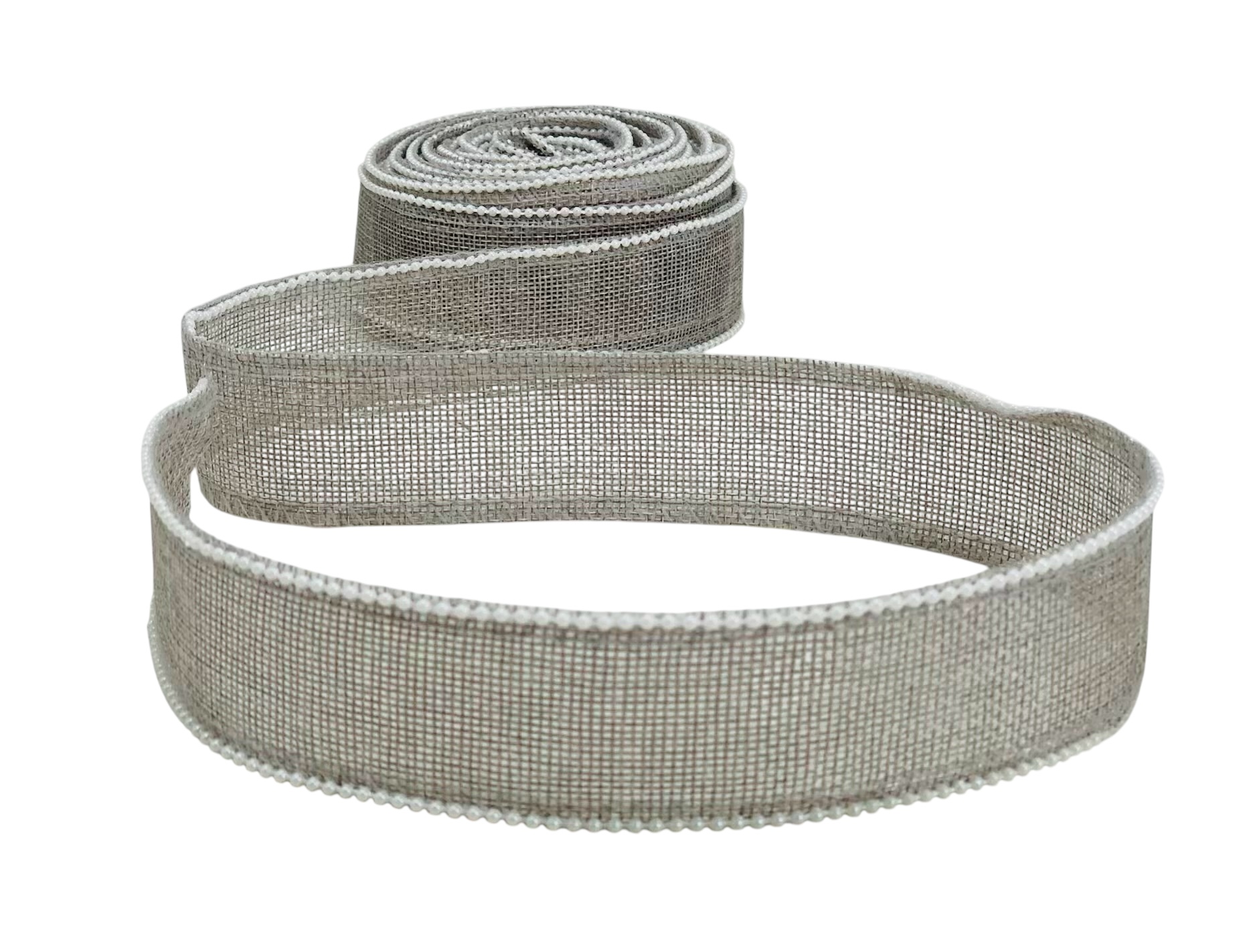 Jute Ribbon with Pearl Edges