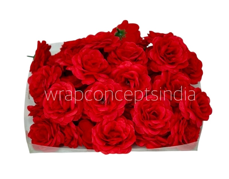 Cadmium Red Shrub Rose