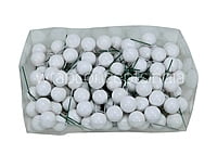 White Faux Balls - 30 MM