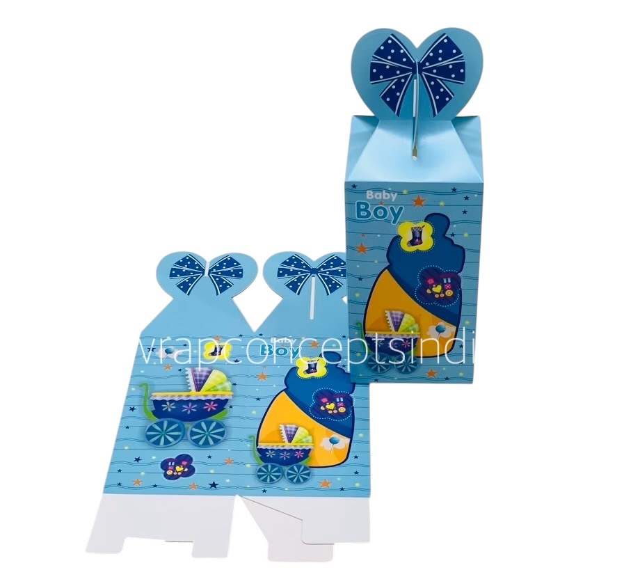 Big Baby Boy/Girl Foldable Paper Gift Box