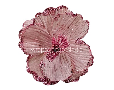 Big Flower with Glitter Centre & Edges