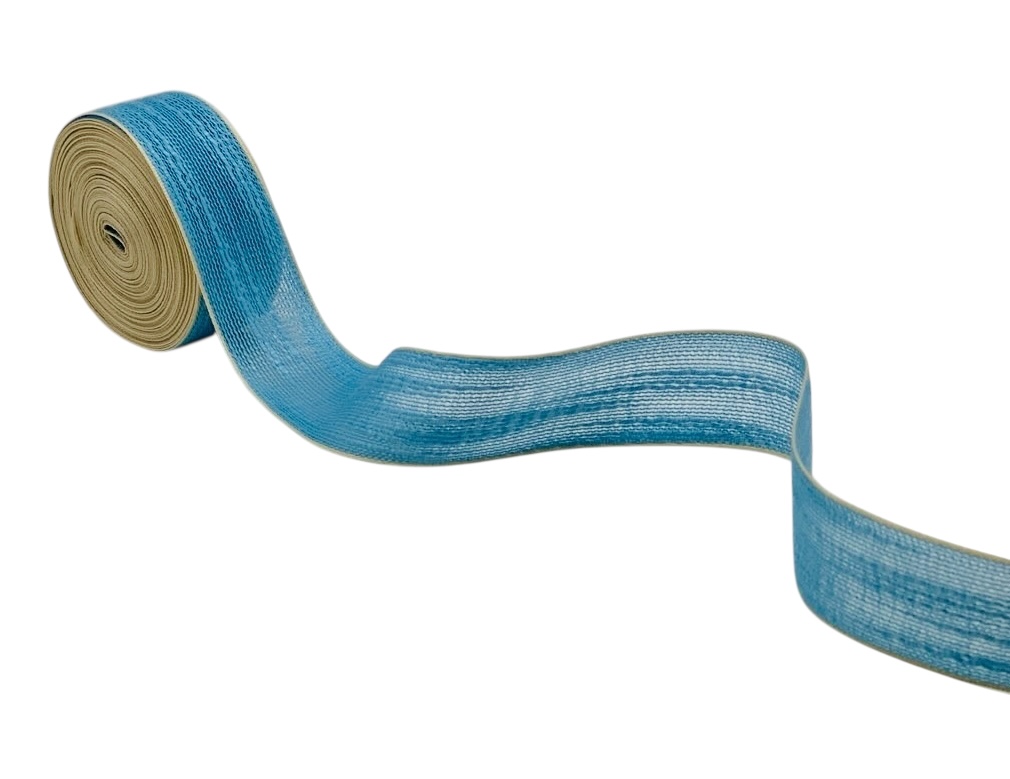 Burlap Texture Ribbon with Contrast Edges