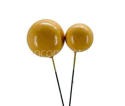 Yellow Faux Balls - 30 MM