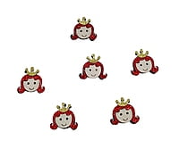 Queen Accessories - Red/Pink/Gold