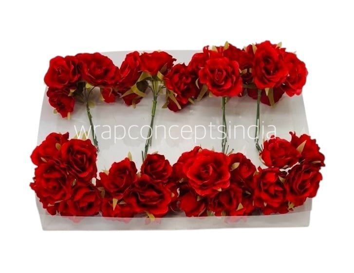 Deep Red Small Roses