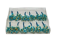 Turquoise & Glitter Gold Pollens