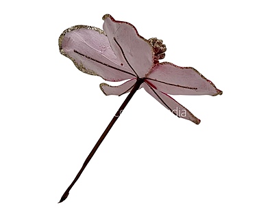 Velvet Flower with Gitter Pine Center