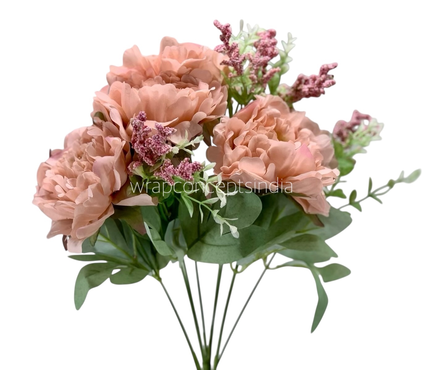 Tall Open Peony Bunch - Multicolour