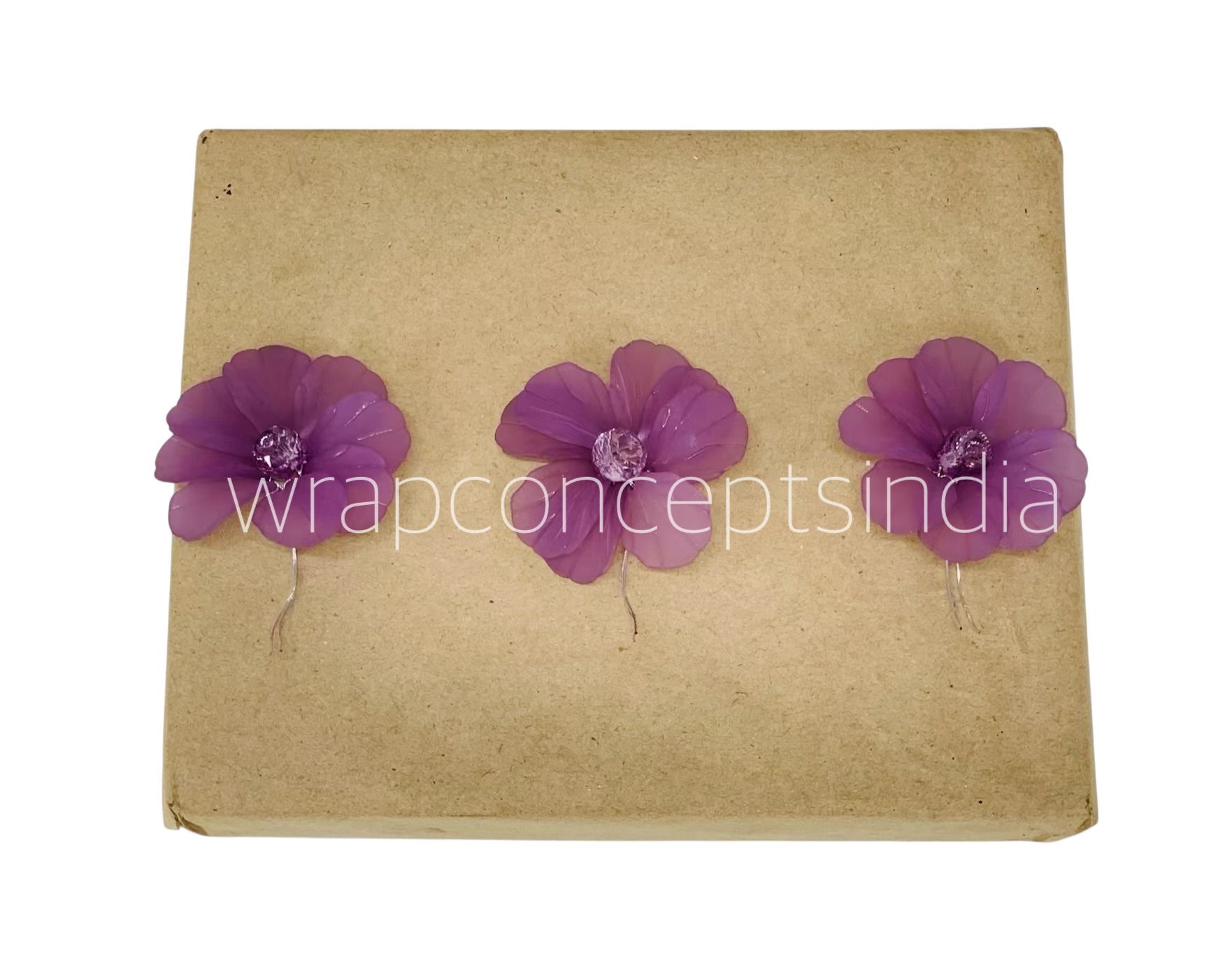 Acrylic Flowers with Stone