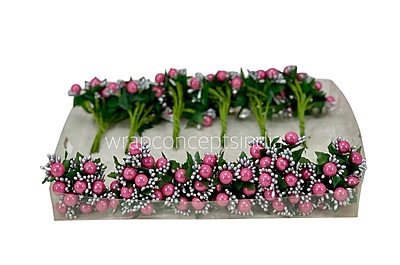 Rose Pink & Silver Pearl Pollen