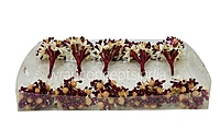 Maroon Textured Pearl Berry Sprigs