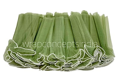 Organza Frill Lace with Pearl Edges