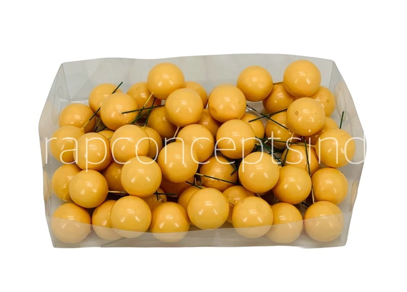 Yellow Faux Balls - 30 MM