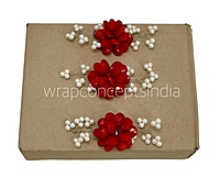Stone Flowers with Pearl Add-ons- Multicolor
