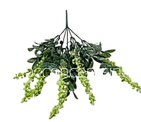 Leaves Bunch with Frosted Fern