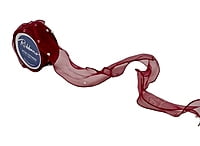 Sheer Ribbon with Pearls