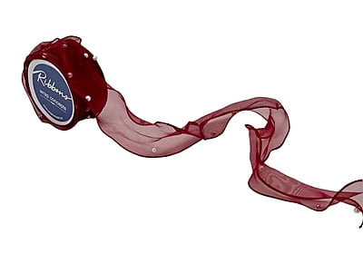 Sheer Ribbon with Pearls