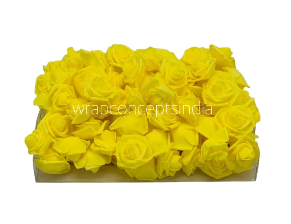 Yellow Medium Foam Rose