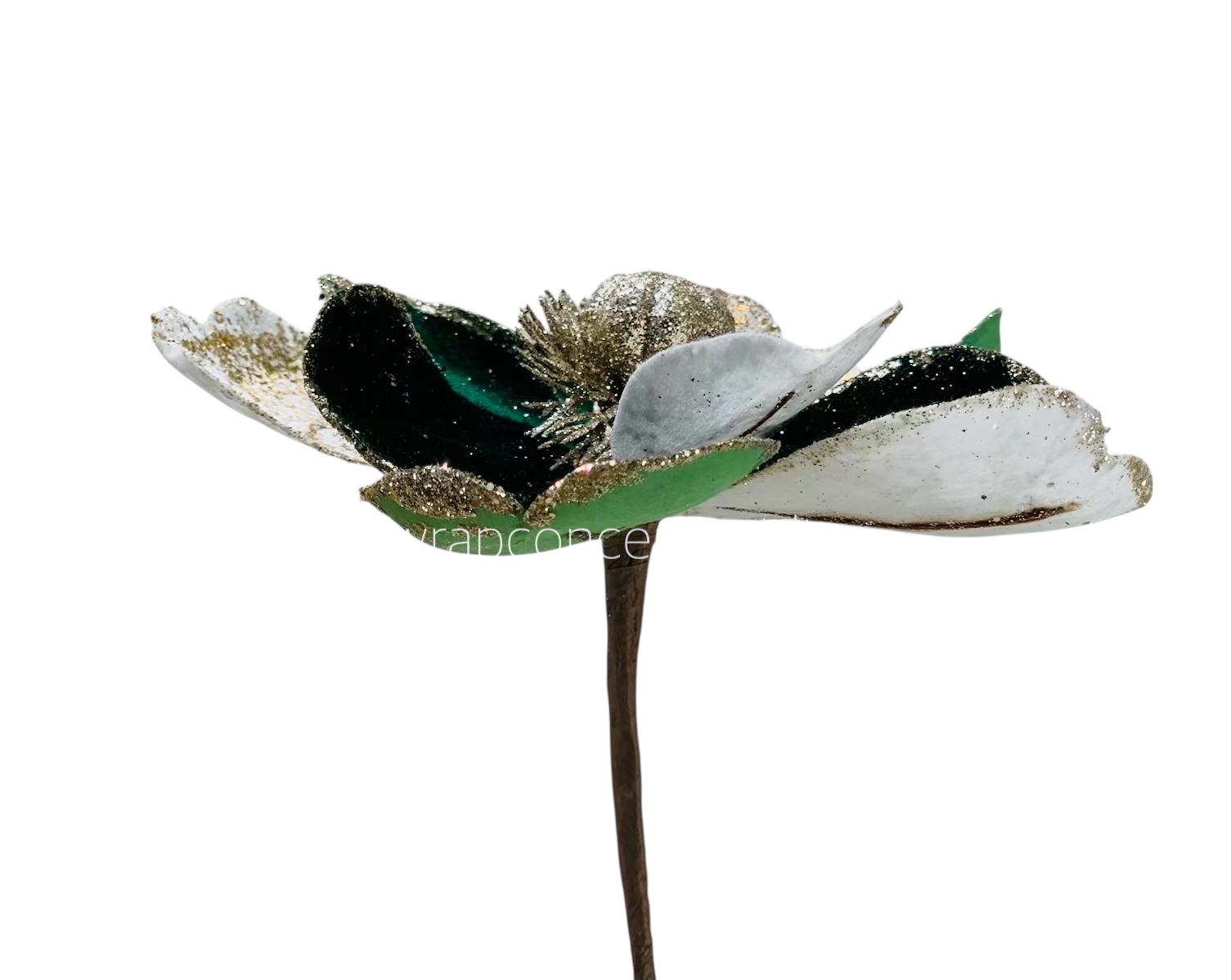 Metallic Texture & Velvet Flower
