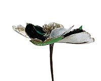 Metallic Texture & Velvet Flower