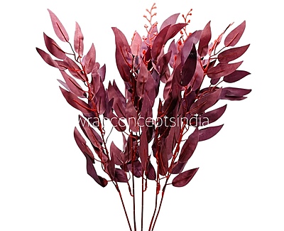 Leaves Stick Bunch - Ivory-AntiqueWhite