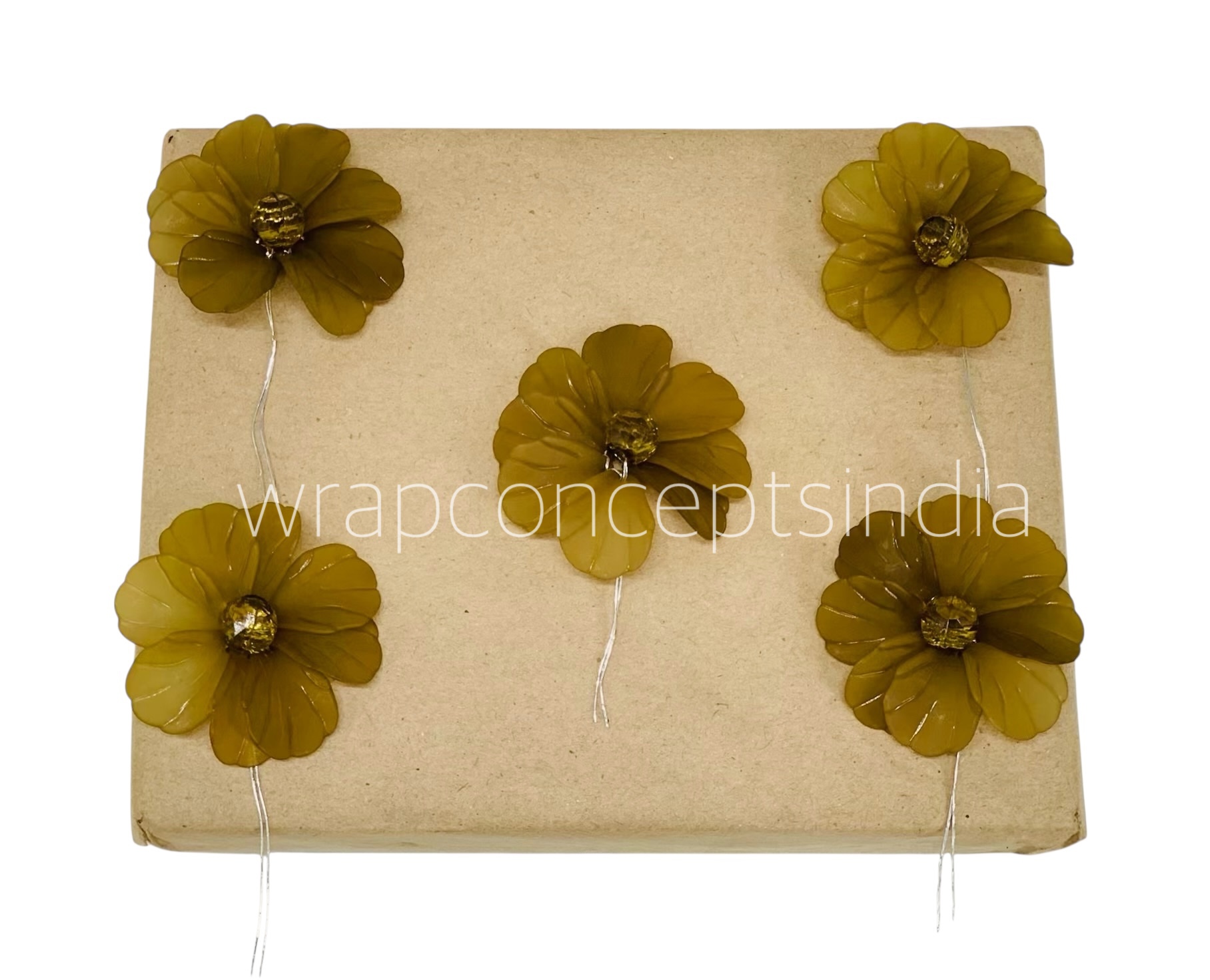 Acrylic Flowers with Stone