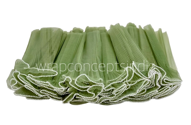 Organza Frill Lace with Pearl Edges